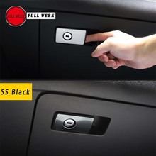 1 pc Car Styling Glove Box Switch Cover Sticker for Volkswagen CC Copilot Storage Box Switch Decoration Frame Plate Accessories 2024 - buy cheap