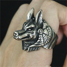 Support Dropship Size 7-13 Cool Design Wolf Ring 316L Stainless Steel Jewelry Band Party Animal Wolf Ring 2024 - buy cheap