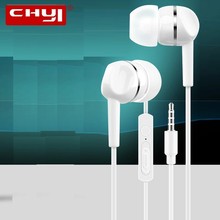 CHYI Smartphone In Ear Sport Earphone With Microphone Stereo Hifi Headset Handsfree Wired 3.5mm Bass Earbuds For Android IOS MP3 2024 - buy cheap
