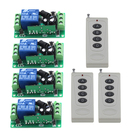 Cortina de sistema de controle remoto sem fio, 10a 1ch rf 315mhz/433mhz, interruptor de sistema 3 controle 4 receptor sku: 5384 2026 - compre barato Cortina de sistema de controle remoto sem fio, 10a 1ch rf 315mhz/433mhz, interruptor de sistema 3 controle 4 receptor sku: 5384 2026 - compre barato