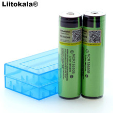 2 шт. умное устройство для зарядки никель-металлогидридных аккумуляторов от компании Liitokala: защищенный Оригинал 18650 NCR18650B 3400 мА/ч, Перезаряжа... 2024 - купить недорого