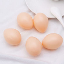 5pçs ovos de galinha falsos de plástico galinheiro camada de galinheiro simulação de incubação 2024 - compre barato
