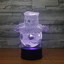 Sombrero de paja con sonrisa 3D para Halloween, lámpara LED creativa con personalidad, producto extraño y elegante, A38 2024 - compra barato