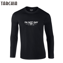 TARCHIA-Camiseta de manga larga para hombre, camisa de talla grande, 2022 algodón, barata, nueva moda, 100% 2024 - compra barato