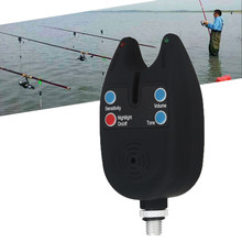 2 LEDs Luz Alta Sensibilidade Led Peixe Mordida Alarme Eletrônico de Bell Para A Pesca Haste de Arremesso do Alarme Sino Clip On Pesca haste Preta 2024 - compre barato