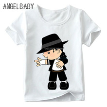 Boys/Girls Cartoon Michael Jackson Funny T shirt Kids Summer Short Sleeve Tops Children Kpop Casual T-shirt,ooo5144 2024 - buy cheap