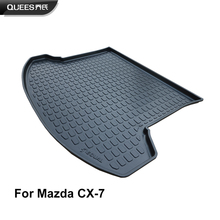 QUEES Custom Fit Cargo Liner Boot Tray Trunk Floor Mat for Mazda CX-7 CX7 2008 2009 2010 2011 2012 2024 - buy cheap