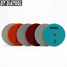 DT-DIATOOL 2sets/6pcs Dia 100mm/4" 3 Steps Wet Diamond Polishing Pads Resin Bond Sanding Discs For Marble Quartz Concrete 2024 - buy cheap