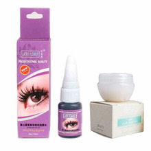 2pcs/set 15ml eyelash glue + 5g eye lashes glue remover excellent no stimulation glue for eyelash extension 2024 - buy cheap