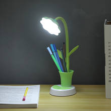 Eye Protection LED Table Lamp 2 In 1  Sun Flower USB Chargeable LED Desk Lamp with Pen Holder Children Reading Learning Lamp 2024 - buy cheap