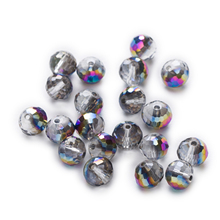 Contas espaçador de vidro cristal facetado, 50 peças cor ab 96 corte para bracelete artesanal colares diy jóias 6-10mm 2024 - compre barato