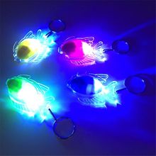 Mini Fish LED Light-Up Toys Keychain Party Favors Kids Toy Gift Gadgets Bag Pendant 2024 - buy cheap