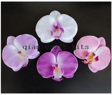 80pcs Big Phalaenopsis Heads Artificial Flower - Silk Flowers - 3.75 inches - Wholesale Lot - for Wedding Work, Make Hair clips 2024 - buy cheap