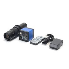 16MP Full HD 1080P 60FPS HDMI usb digital industria Video c-montaje microscopio Cámara TF tarjeta grabadora de vídeo + 180X lente de montaje en C 2024 - compra barato