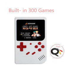 Mini máquina de jogos retrô fc q3, console de jogo 8 bits nostálgico com 300 jogos embutidos 2024 - compre barato
