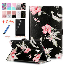 Case For Samsung Galaxy Tab A 10.5 2018 SM-T590 T590 T595 T597 Cover Funda Tablet PU Leather Marble Style Stand Shell+Card Slot 2024 - buy cheap