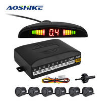 AOSHIKE Car Auto Parktronic LED Parking Sensor with 6 Sensors Reverse Backup Car Parking Radar Monitor Detector System Display 2024 - купить недорого