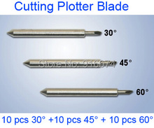 Nueva Alta Calidad 30 piezas corte Plotter hoja 45 grados/30 grados/60 grados Venta caliente cortador de vinilo hoja 2024 - compra barato