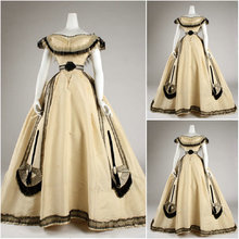 Vestido victoriano de la guerra Civil de los años 1860, ropa Scarlett para mujeres, Halloween, renacentista, V-545 2024 - compra barato