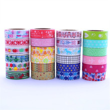 Washi-Juego de pegatinas de pétalos de animales japoneses, 15mm x 10m, cinta adhesiva decorativa para álbum de recortes, Diy 2024 - compra barato