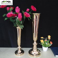 10Pcs/Lot Flower Vases Floor Metal Vase Plant Dried Floral Holder Flower Pot Road Lead for Home/Wedding Corridor Decoration G174 2024 - buy cheap