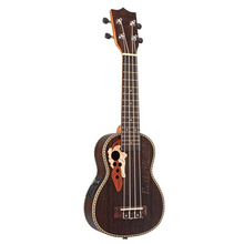Ukulele 21" Acoustic Rosewood Soprano Ukulele 4 Strings Guitar Ukelele with Built-in Electric EQ Pickup + Gig Bag 2024 - buy cheap