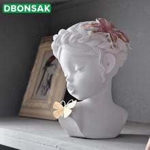 Angel Cute Girl Ornaments Home Desktop Resin Decoration Minimalist Cute Kissing Baby With Butterfly Love And Lucky Best Gift 2024 - compre barato