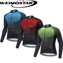 Men Cycling Jersey Long Sleeve Bicycle Clothing Shirts Mtb Road Quick Dry Ropa ciclismo Riding Bike Jersey S-3XL 2024 - buy cheap