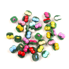 100Pcs Mixed Cherry Acrylic Sewing Buttons For Clothing Flatback Cabochon Scrapbooking Crafts Bouton Decoration Diy Accessories 2024 - buy cheap
