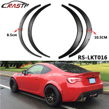 RASTP-4 Pcs 2 Inch Universal Car Fender Flares Arch Wheel Eyebrow Protector Mudguards Stickers Splash Guards RS-LKT016 2024 - buy cheap