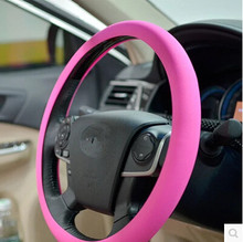 Тюнинг автомобиля силиконовый чехол на руль для Toyota Camry Corolla RAV4 Yaris Highlander Land Cruiser PRADO Vios Vitz Reiz 2024 - купить недорого