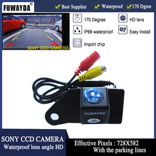 FUWAYDA-visión nocturna Sensor HD CCD para Vista trasera de coche, imagen de espejo inverso con cámara de línea de guía para MITSUBISHI RVR ASX 2024 - compra barato