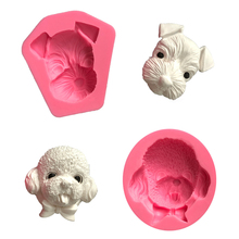 Schnauzer Dog Fondant Cake Silicone Mold Chocolate Candy Molds Cookies Pastry Biscuits Mould Baking Cake Decoration Tools 2024 - buy cheap