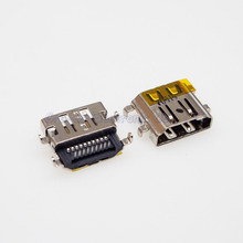 5pcs 19Pin HDMI Jack Reverse Port  Sink Plating DIP Foot HDMI Female Socket 2024 - buy cheap