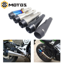 Zs motos 51 mm tubo de escape para motocicleta, tubo de escape de motocicleta com silenciador para a maioria dos modelos m4, para motocross, dirt bike, cross, atv 2024 - compre barato