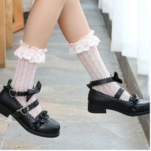 Japanese Lolita Stockings Lolita Lace Sock Japanese Pile of Socks Soft Sister Cute Lolita Accessories 2 Pairs Lot Sock Hose 2024 - buy cheap