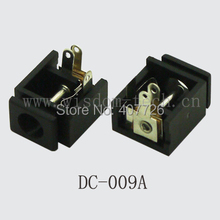 Free shipping DC009A 10pcs/lot  dc connector wire bond type 2.1X5.5,DC power jack female connector 2024 - buy cheap