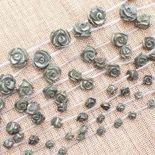 Natural Pyrite Rose Shape 8-18mm Loose Beads 15inch per strand,For DIY Jewelry Making !We provide mixed wholesale for all items! 2024 - buy cheap