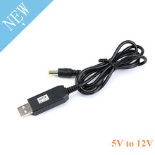 USB DC 5V to DC 12V Step up Cable 5.5x2.1 mm Male Step up Converter For Router 2024 - buy cheap