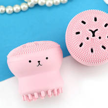 Cute Animal Octopus Silicone Cleaning Brush Deep Cleansing Facial Exfoliating Manual Wash Brush Skin Care 2024 - buy cheap