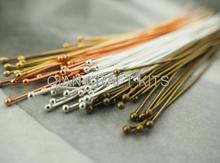 800pcs mixed colors and sizes Ball Pin Head Pins - Silver, Gold, Brass Antique Silver, Copper 24 Gauge (20mm-50mm) 2024 - buy cheap