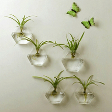 Настенная стеклянная ваза гидропонный Террариум аквариум растительный цветочный горшок Декор 2022 - купить недорого