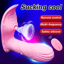 Vibrador de succión portátil succionador de clítoris Vagina estimulador de punto G juguetes sexuales para adultos mujeres bragas vibratorias de Control remoto 2024 - compra barato