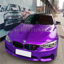 Wrap amento vinil para carro, metal ultra brilhante roxo brilho roxo metálico car amento para carro com bolha de ar livre 1.52*20m/rolo 5x65ft 2024 - compre barato