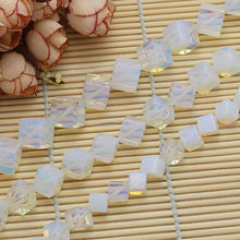 Wholesale 8,10,12mm Square Opal Loose Beads 15"/38cm,BeadsFor DIY Jewelry Making ! wholesale for all items! 2024 - buy cheap