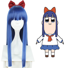Anime POP TEAM EPIC Cosplay Wigs Pipimi Cosplay Heat Resistant Synthetic Wigs Halloween Carnival Party Poputepipikku Wig 2024 - buy cheap