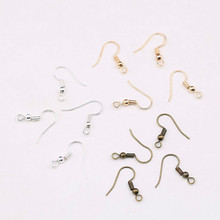 Ear Hook Jewelry DIY Handmade Material Earrings Accessories Metal Components Finding 200pcs 2024 - buy cheap