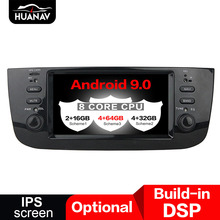 Dsp android 9.0 navegação gps do carro dvd player para fiat linea 2012 2013 2014 2015 auto rádio estéreo multimídia jogador cabeça uint 2024 - compre barato