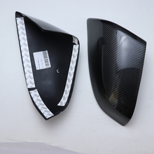 Cubierta de espejo lateral estilo deportivo para Tesla, carcasa de fibra de carbono auténtica para modelo X 90D, P90D, 75D, 100D, 2016, 2017, estilo de coche 2024 - compra barato