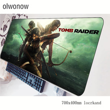 tomb raider mouse pad Personality Computer mat 70x40cm gaming mousepad large laptop padmouse keyboard games pc gamer desk 2024 - buy cheap